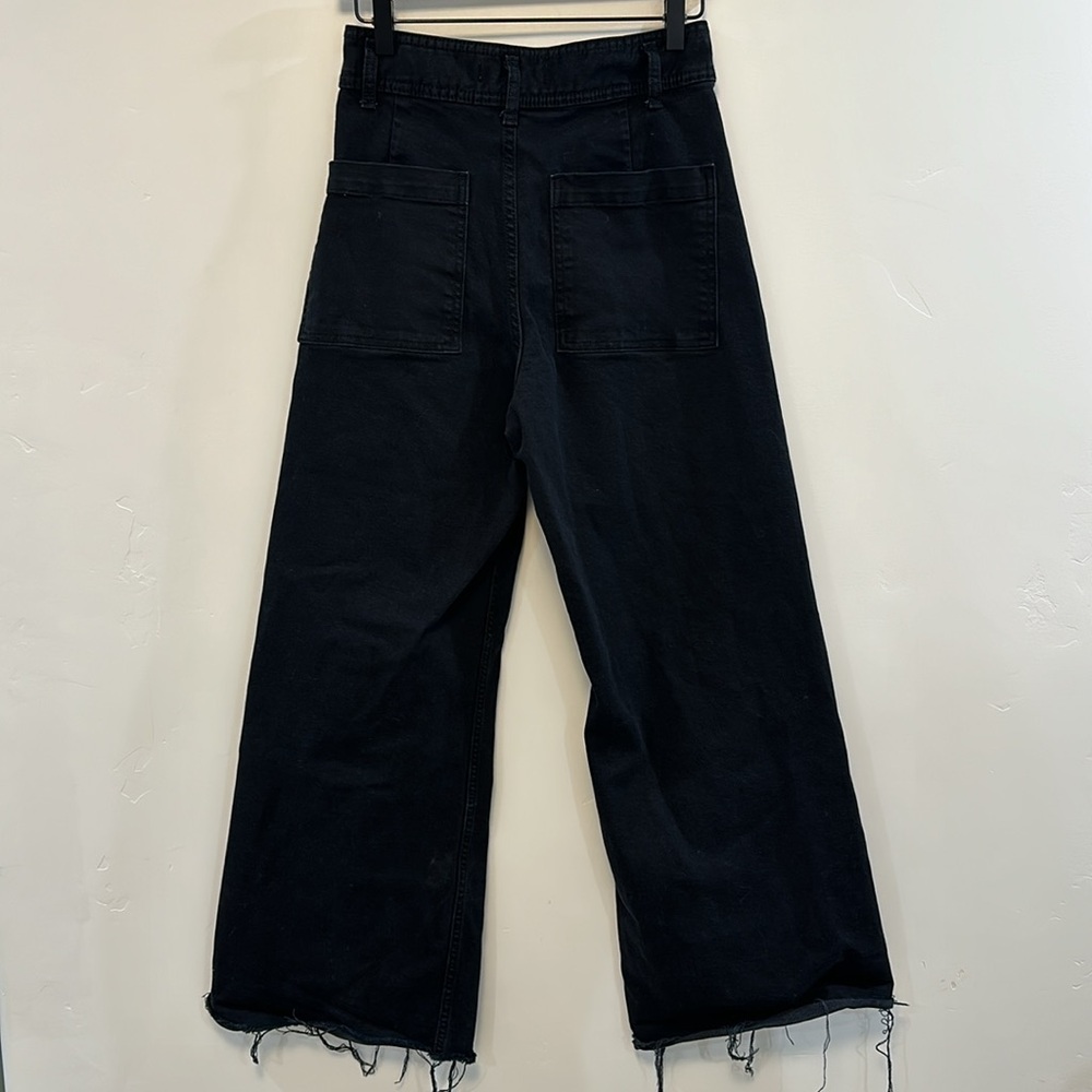 ZARA BLACK THE MARINE STRAIGHT JEANS - Picture 9 of 12
